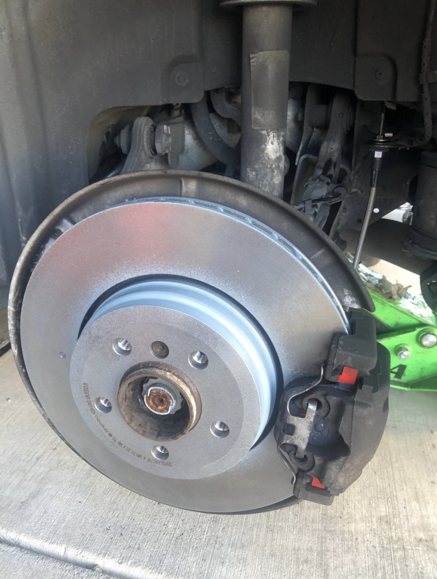 this image shows brake repair in Fontana, CA